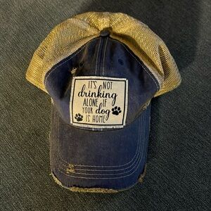 Blue and Tan Trucker Hat NWT